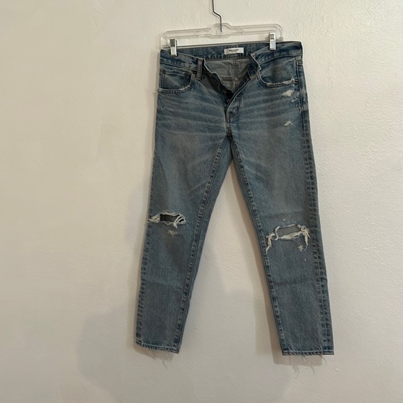 Authentic Moussy Women's Jeans Size 27 Japanese Denim Straight Leg Mid Rise - Picture 1 of 10